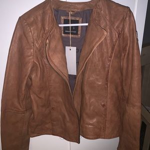 Brand new Mauritius leather jacket Large